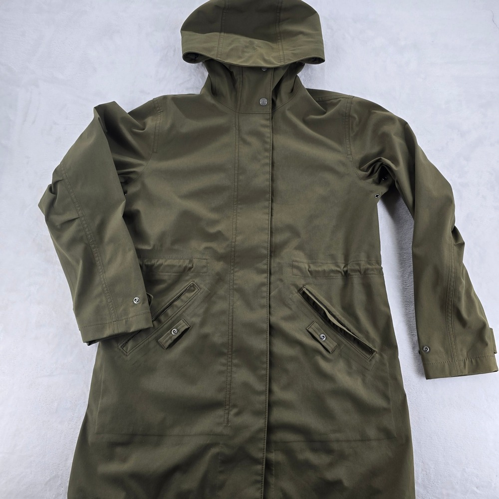 Filson Parka Jacket Medium Marsh Olive Hooded FCOP009455 Nylon Shell Coat